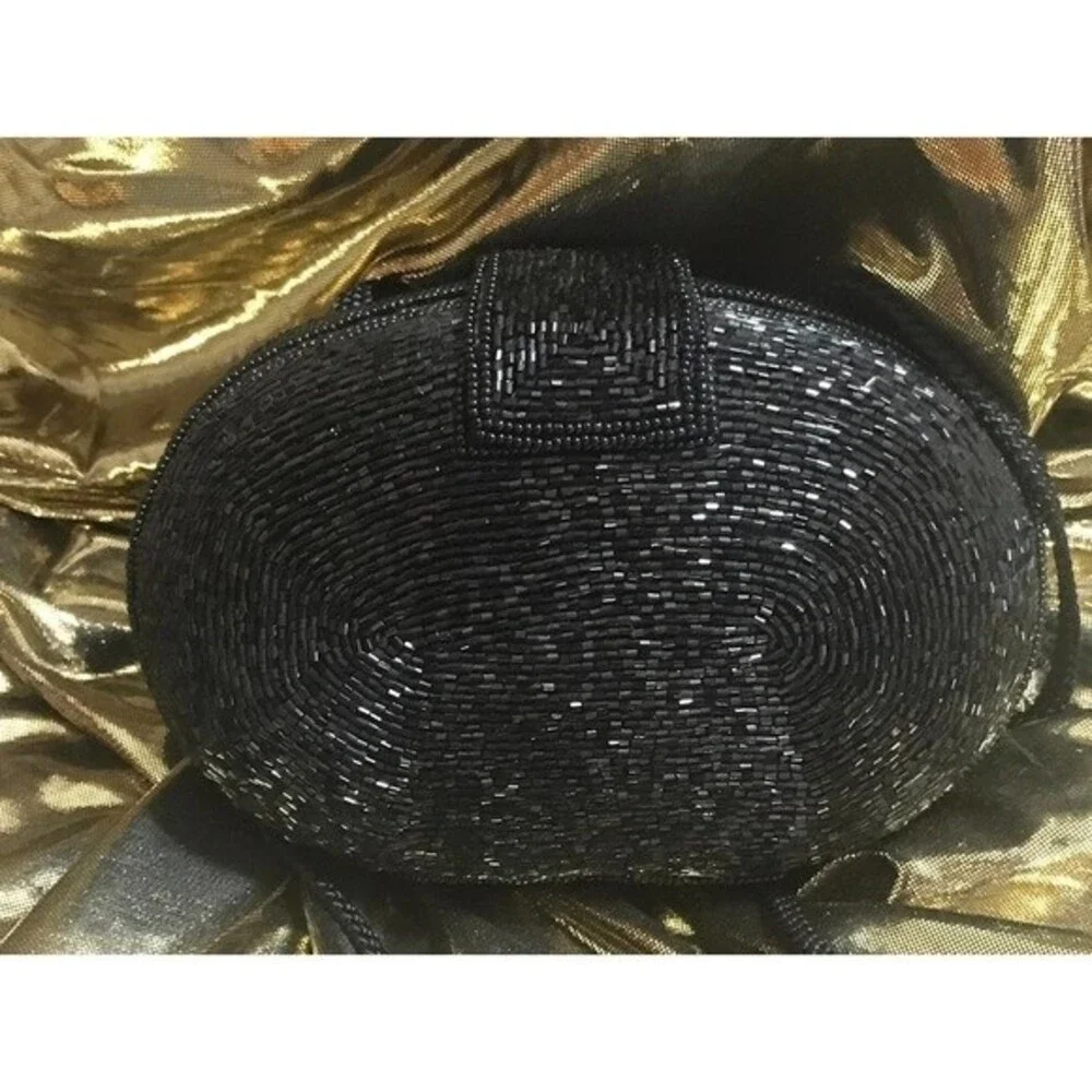 Vintage Black Beaded Evening BagBag
